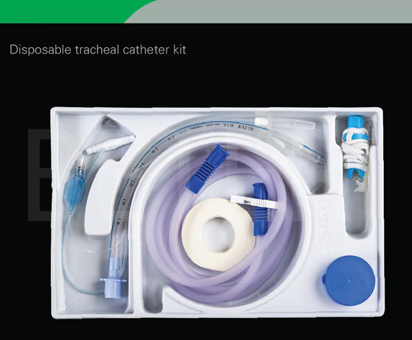 Disposable tracheal catheter kit