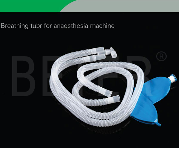 Breathing tubr for anaesthesia machine
